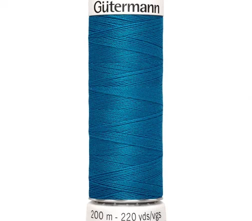Нить Sew All для всех материалов, 200м, 100% п/э, цвет 025 св.морская волна, Gutermann 748277