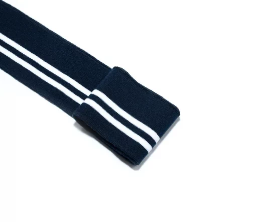 Подвяз трикотажный с полосками, 6см*1м, арт. 3AR1175-7, т.синий/белый