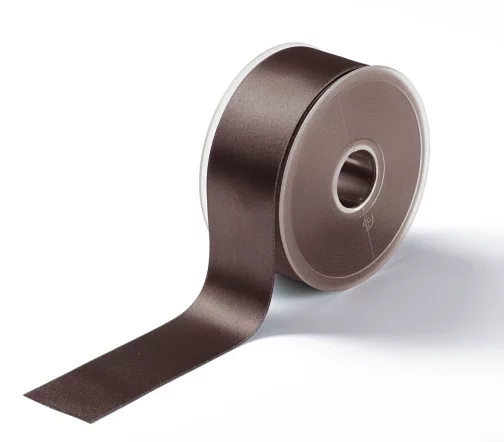 9828 Атласная лента 38мм (25 темно-коричневый) Prym