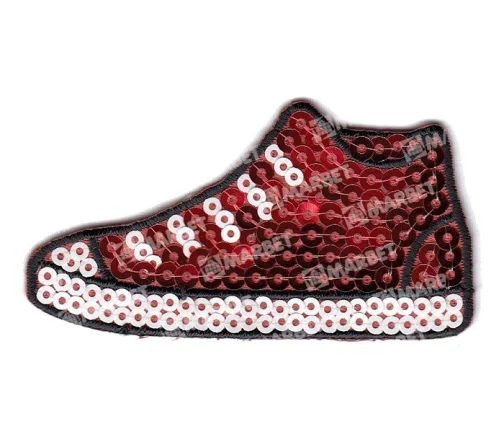 Термоаппликация Marbet "Кеды", 3,5 х 7 см, цвет красный, 569735