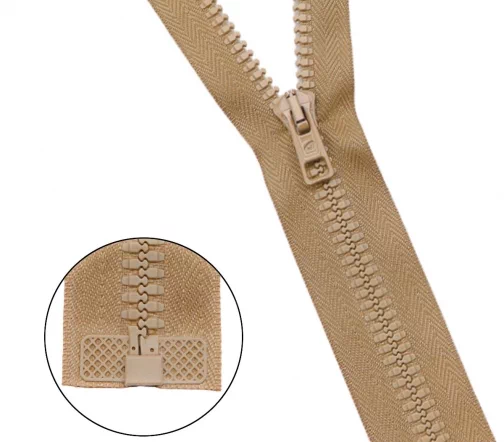 Молния ARTA "трактор" разъем. (1 зам.,Т6) -50см (2076) (071 бежевый), 193-50-071