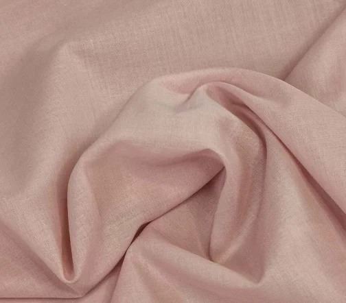 Батист хлопковый, цвет пудровый розовый, BT11-15