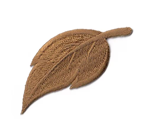 Термоаппликация Marbet "Лист", 3,5 х 1,5 см, коричневый, 565109.H