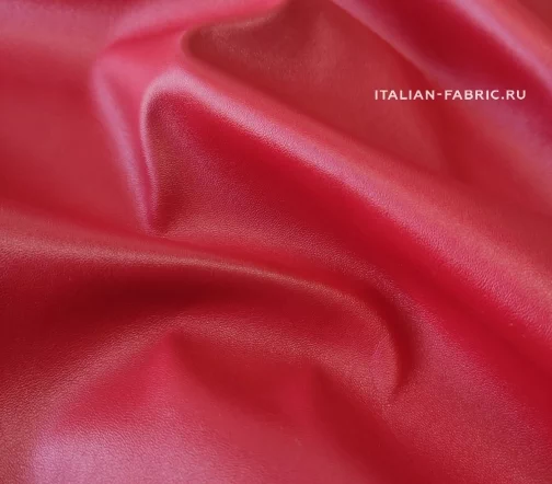 Экокожа, цвет красный, EL12-5