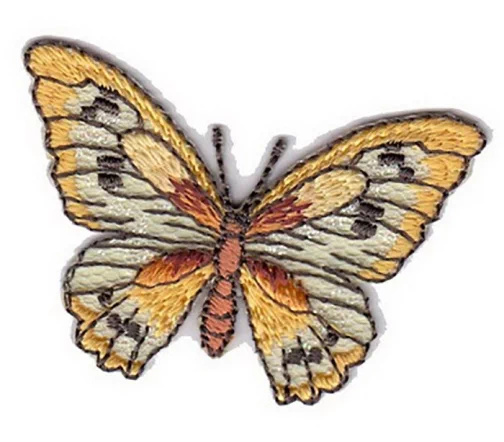 Термоаппликация "Бабочка рыжая", 3,8 х 5,5 см, арт. 569755.C