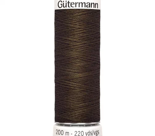 Нить Sew All для всех материалов, 200м, 100% п/э, цвет 816 каштановый, Gutermann 748277
