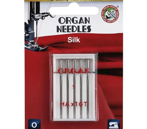 Иглы для шелка № 55 (5шт), блистер, ORGAN, 508585
