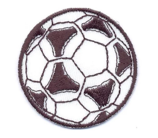 Термоаппликация "Футбольный мяч", 4,5 см, арт. 569117