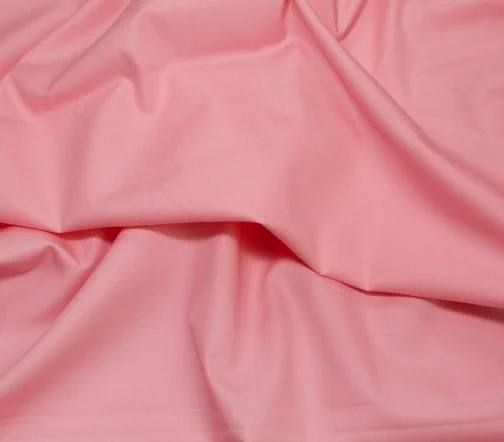 Сорочечный хлопок однотонный, цвет светло-розовый, 54568