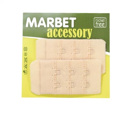 Удлинитель для бюстгальтера, 30 мм, 2 крючка, цвет 017 (телесный)