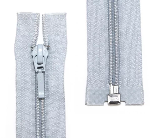 Молния YKK спираль разъёмная, 1 замок, 35см, 5мм, цвет 119, серо-голубой