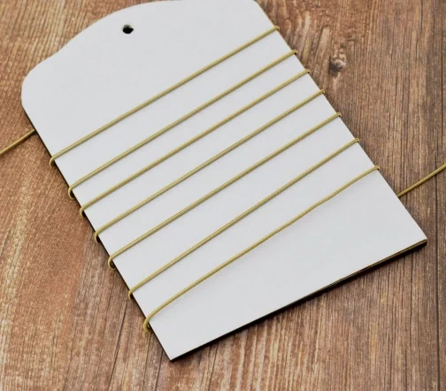 Резинка шляпная PEGA, цвет бежевый, 1 мм