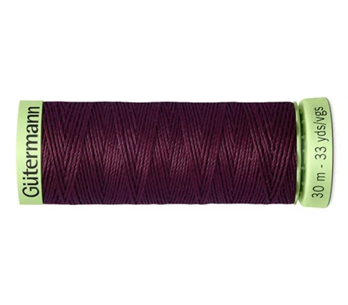 Нить Top Stitch для отстрочки, 30м, 100% п/э, цвет 130 т.марсала, Gutermann 744506
