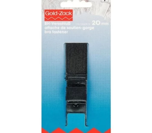 992023 Застежка для бюстг. с 3-х кратн. регулированием длины чер. 20мм Prym