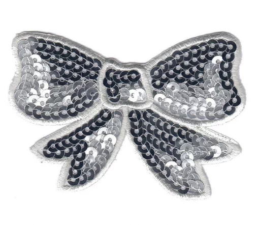 Термоаппликация Marbet "Бантик с пайетками", 5 х 7 см, 569734