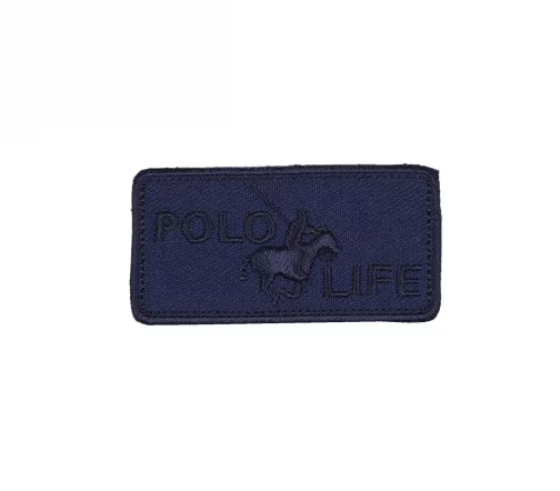 Термоаппликация "Polo Life", 6 х 3 см, темно-синий, арт. 569362.B
