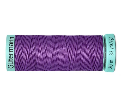 Нить Silk R 753 для фасонных швов, 30м, 100% шелк, цвет 571 красно-фиолетовый, Gutermann 723878