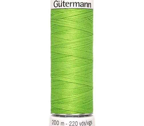 Нить Sew All для всех материалов, 200м, 100% п/э, цвет 336 лаймовый, Gutermann 748277