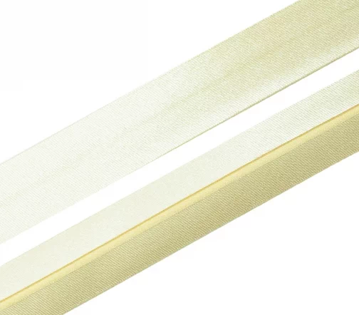 Косая бейка SAFISA атласная, 20 мм, п/э, цвет 010, шампань