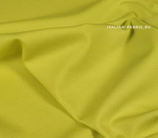Джерси вискозное, цвет зелено-желтый, 02032