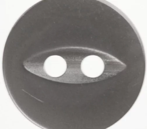 Пуговицы Hemline "Basic", пластик, 2 отв., 20 мм, 4 шт., цвет серый