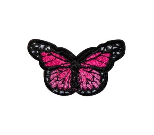 Термоаппликация HKM "Маленькая розовая бабочка", 4,2 х 2,5 см
