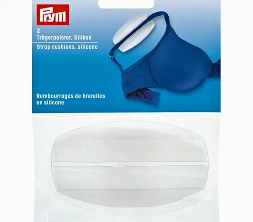 992370 Силиконовые подушечки под бретели, цв. белый, 2шт., Prym