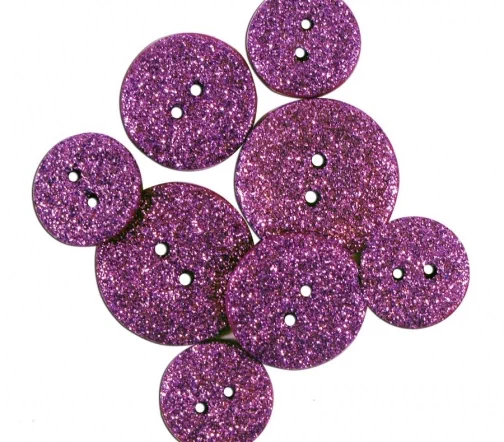 Пуговицы, "Glitter Buttons", 7 шт, арт. 550001453