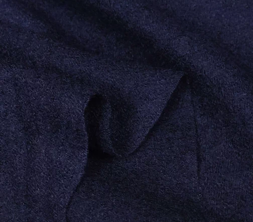 Лоден шерстяной однотонный, цвет иссиня-черный, 1012207