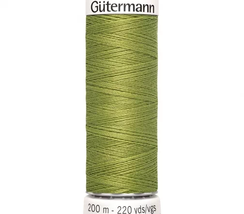 Нить Sew All для всех материалов, 200м, 100% п/э, цвет 582 зеленая горчица, Gutermann 748277