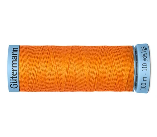Нить Silk S303 для тонких швов, 100м, 100% шелк, цвет 350 св.оранжевый, Gutermann 744590