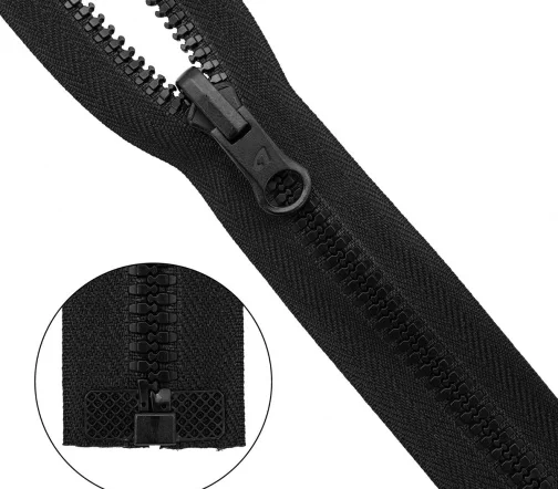 Молния ARTA "трактор" с реверсным замком, разъем. (1 зам.,Т6) -75см (2076-005E) (077 черный)