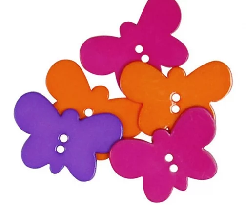 Пуговицы, Favorite Findings "Бабочки" 25*40 мм, 5 шт