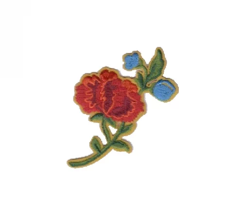 Термоаппликация Marbet "Цветок красный", 7,1 х 4,8 см, арт. 565296