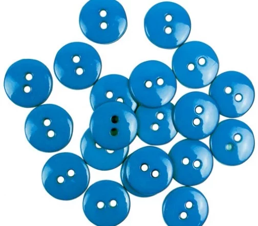 Пуговицы "Colors by Favorite Findings", 16 мм, 20 шт., цвет св.синий, 570000015