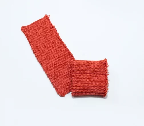 Манжеты трикотаж, цвет терракотовый