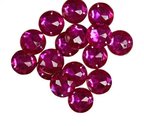 Набор  декоративных элементов Favorite Findings, "Розовые камни" 15 мм, 15 шт