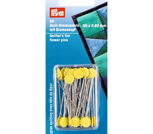 028520 Булавки для квилтинга с головкой в форме цветка, 50 х 0,60 мм, Prym