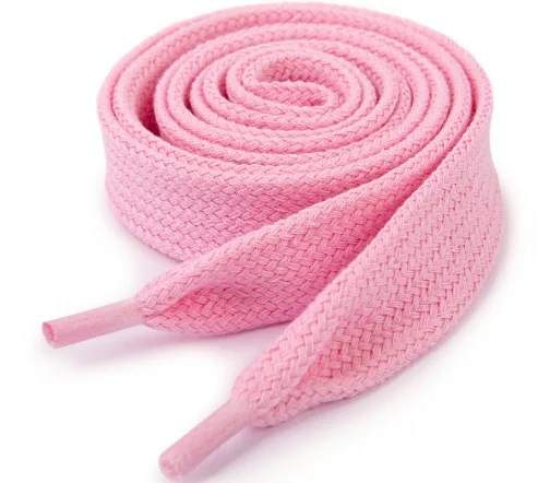 Шнур для худи, ширина 21 мм, длина 120 см, цвет розовый