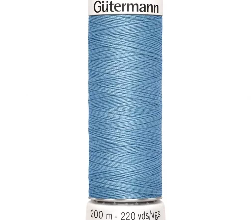 Нить Sew All для всех материалов, 200м, 100% п/э, цвет 143 серо-голубой, Gutermann 748277