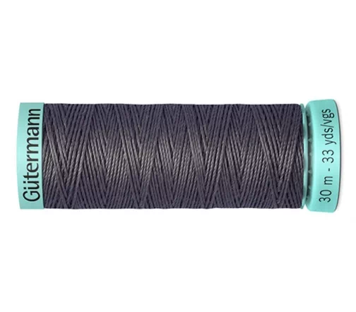 Нить Silk R 753 для фасонных швов, 30м, 100% шелк, цвет 702 мышино-серый, Gutermann 723878