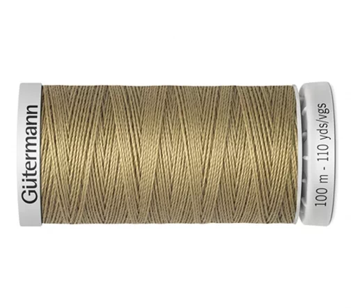 Нить Extra Strong суперкрепкая, 100м, 100% п/э, цвет 265 серо-песочный, Gutermann 724033