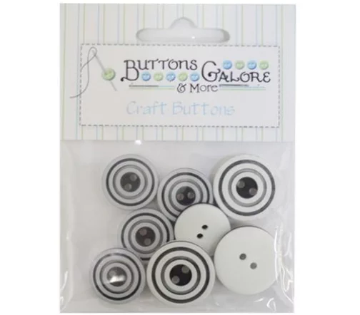 Декоративные пуговицы Buttons Galore "Круги", 4442