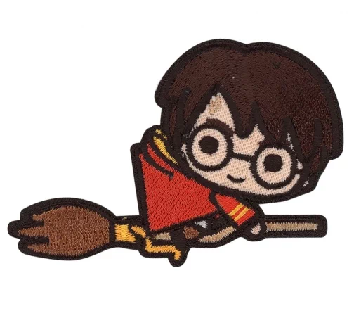 Термоаппликация "Гарри Поттер на метле", 5,2 x 8,3 см , арт. 37705