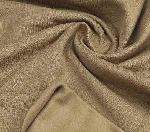 Футер трехнитка с начесом, цвет песочный, 1122412