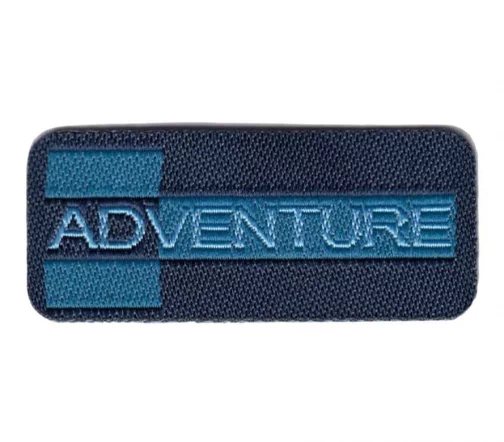 Термоаппликация Marbet "Прямоугольник Adventure", 3,9 х 1,7 см, цвет синий, 565418.D