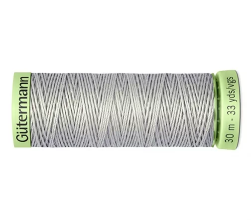 Нить Top Stitch для отстрочки, 30м, 100% п/э, цвет 038 св.серый, Gutermann 744506