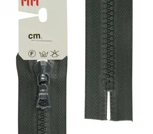 Молния Riri трактор неразъёмная, 1 замок, 6мм, 22см, цвет 2818, хвойный