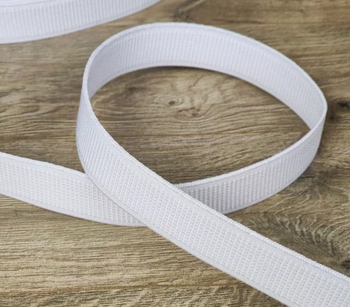 Резинка MATSA поясная усиленная, 18 мм, цвет белый