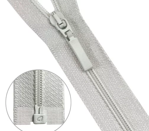 Молния ARTA "витая" разъем., 1 зам., Т6 - 85см (154 св.серый), 253-85-154